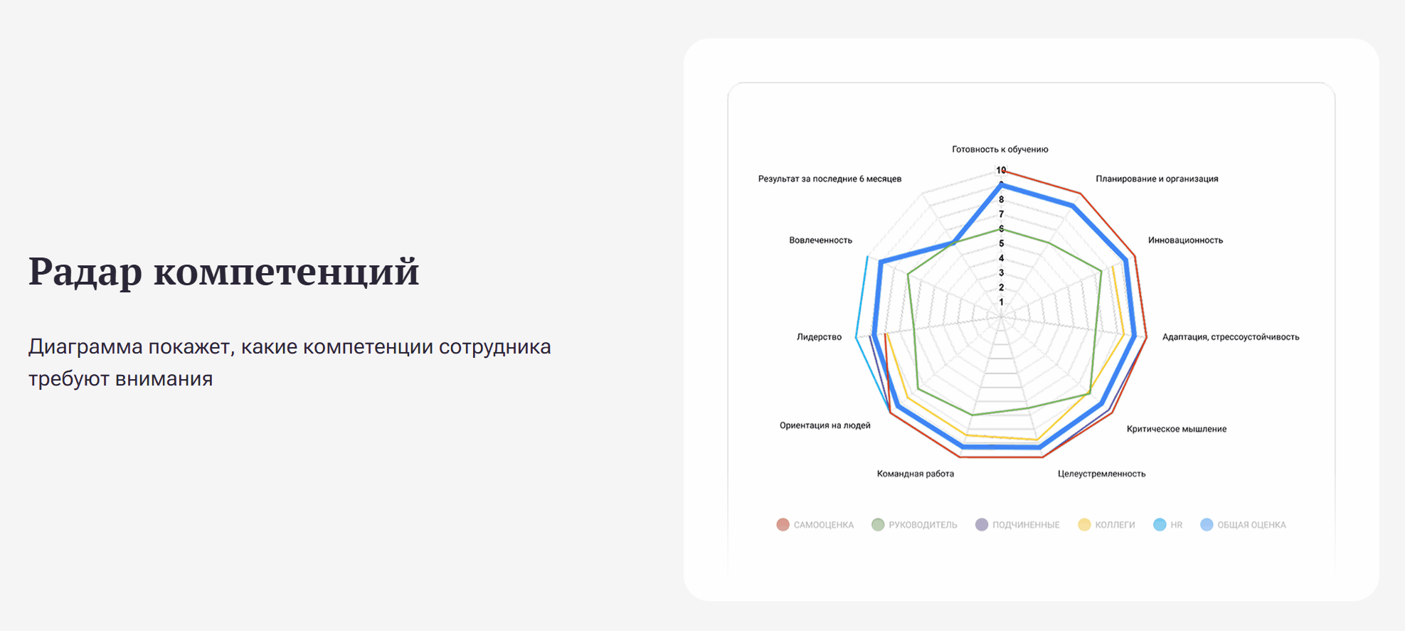 Пример результатов оценки